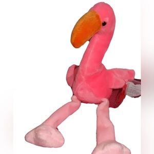 Vintage Pinky the flamingo ty beanie baby
